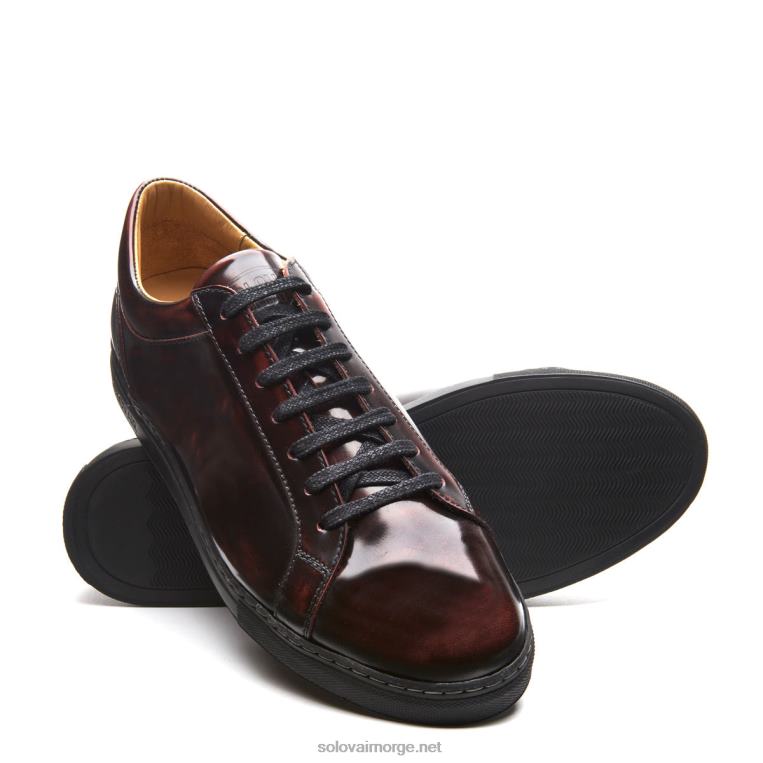 Solovair Burgunder Rub-off Sneaker 070 H6ll2c230