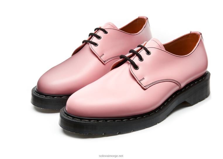 Solovair Blush Rosa Hi-shine Gibson Sko Kvinnerh6ll2c385