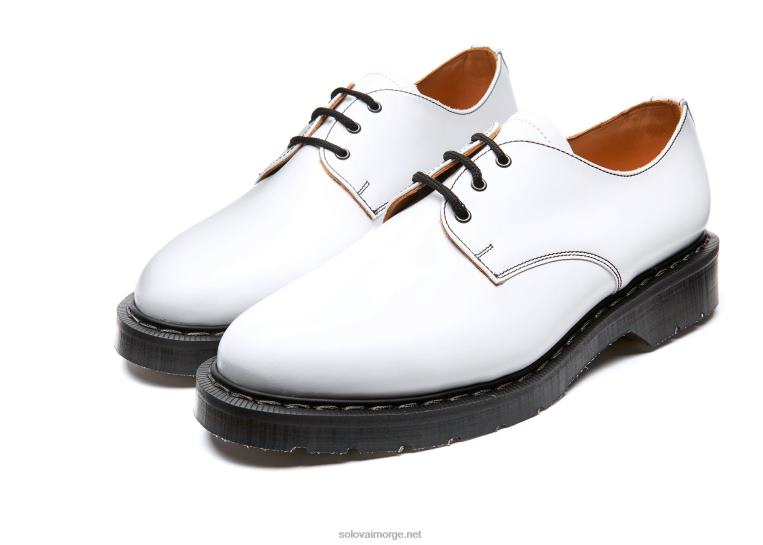 Solovair Hvit Hi-shine Gibson Sko Kvinnerh6ll2c372