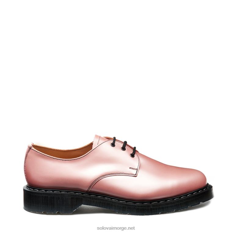 Solovair Iriserende Rosa Hi-shine Gibson-sko Kvinnerh6ll2c384