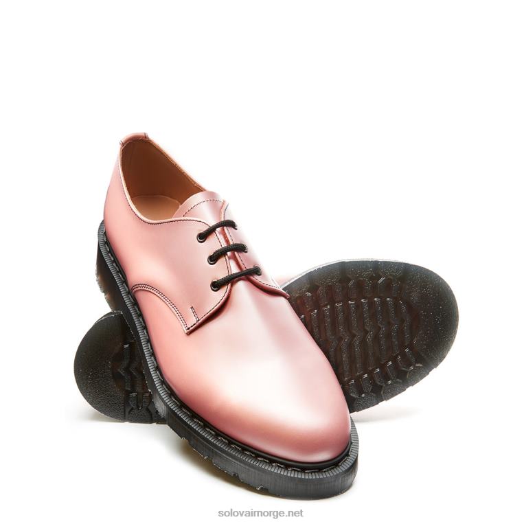 Solovair Iriserende Rosa Hi-shine Gibson-sko Kvinnerh6ll2c384