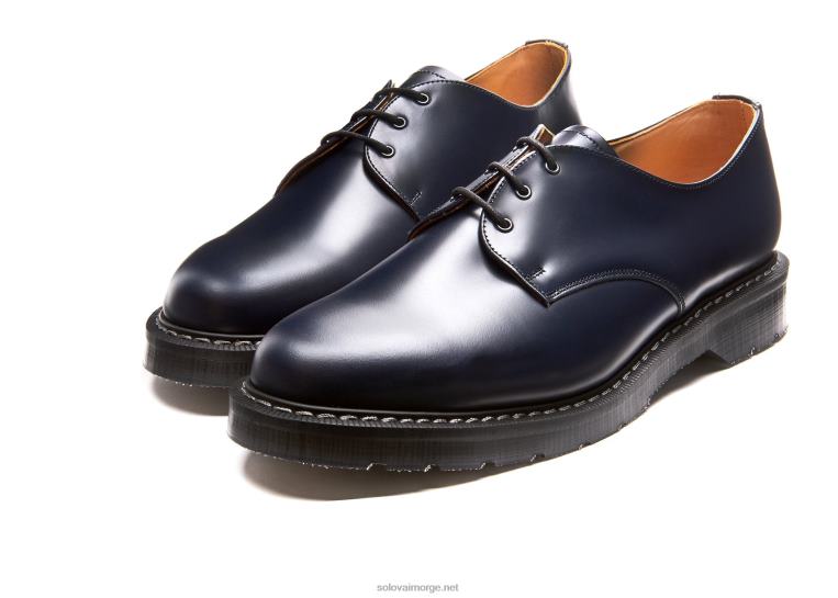 Solovair Marineblå Gibson-sko Kvinnerh6ll2c387