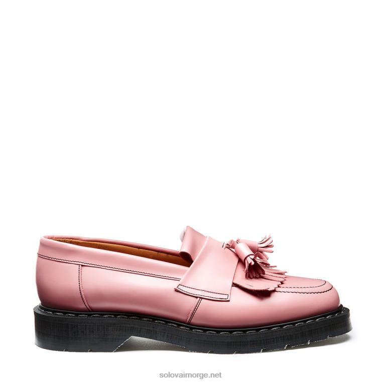 Solovair Blush Rosa Hi-shine Dusk Loafer Kvinnerh6ll2c402