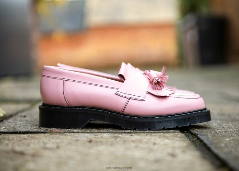 Solovair Blush Rosa Hi-shine Dusk Loafer Kvinnerh6ll2c402