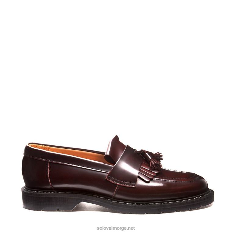 Solovair Burgunder Rub-off Dusk Loafer Kvinnerh6ll2c392