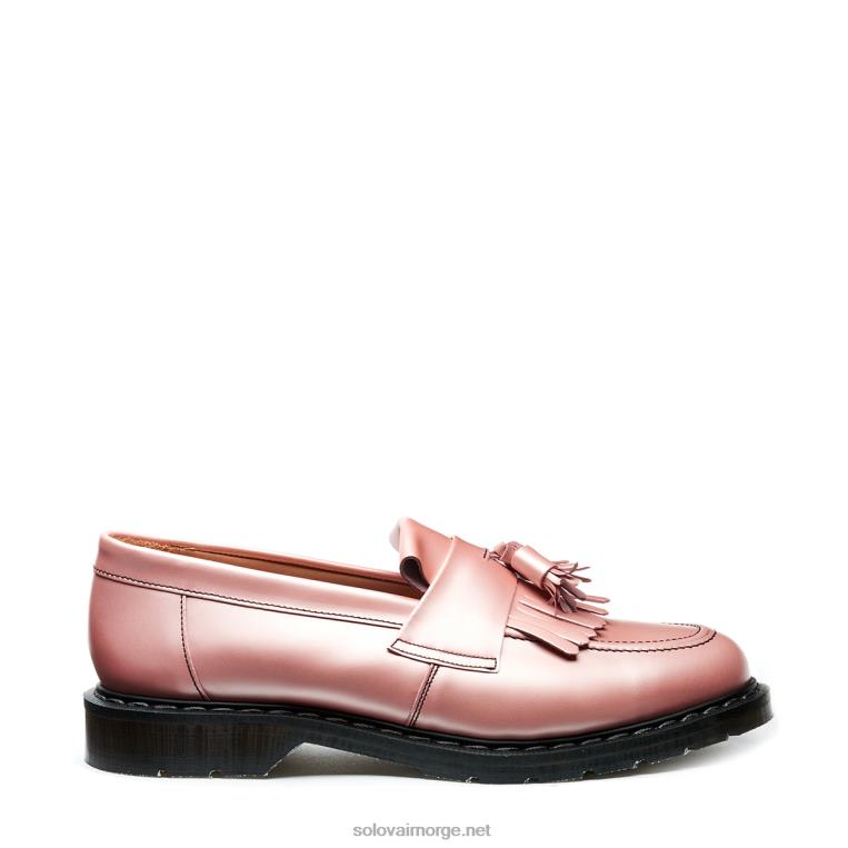Solovair Iriserende Rosa Hi-shine Dusk Loafer Kvinnerh6ll2c401