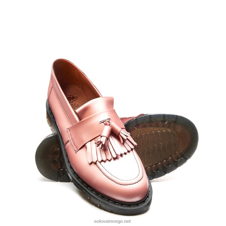Solovair Iriserende Rosa Hi-shine Dusk Loafer Kvinnerh6ll2c401