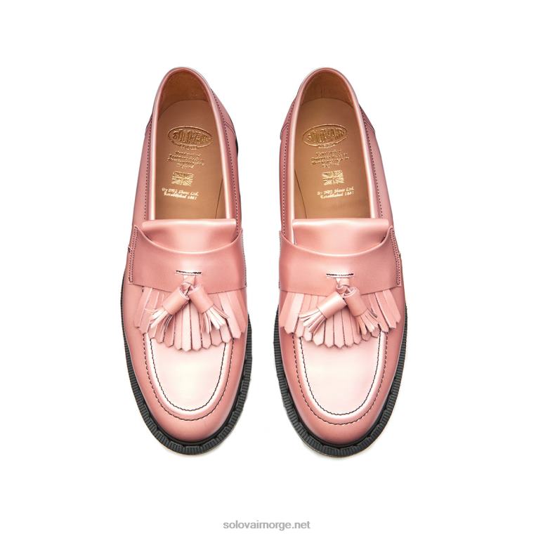 Solovair Iriserende Rosa Hi-shine Dusk Loafer Kvinnerh6ll2c401