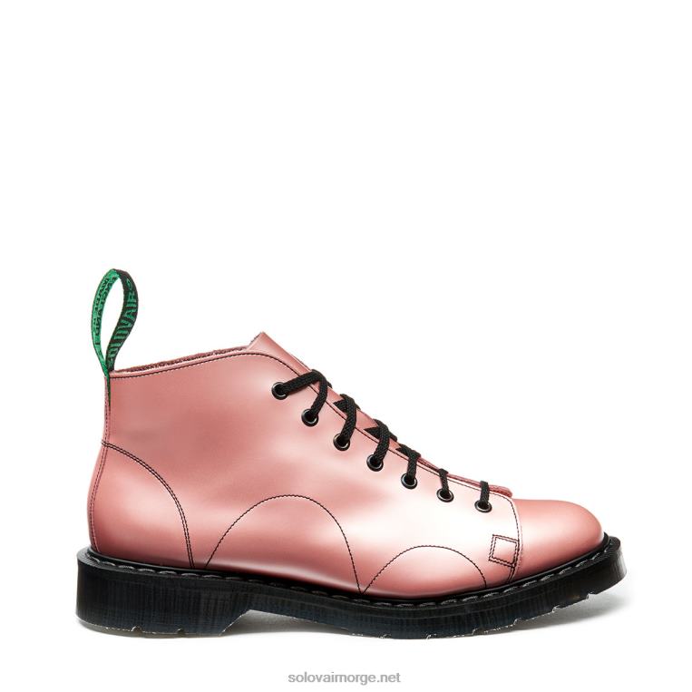 Solovair Iriserende Rosa Hi-shine Apestøvel Kvinnerh6ll2c344