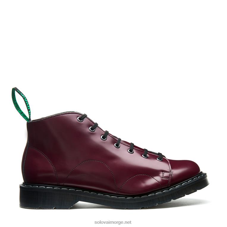 Solovair Merlot Vegansk Hi-shine Apestøvel Kvinnerh6ll2c348