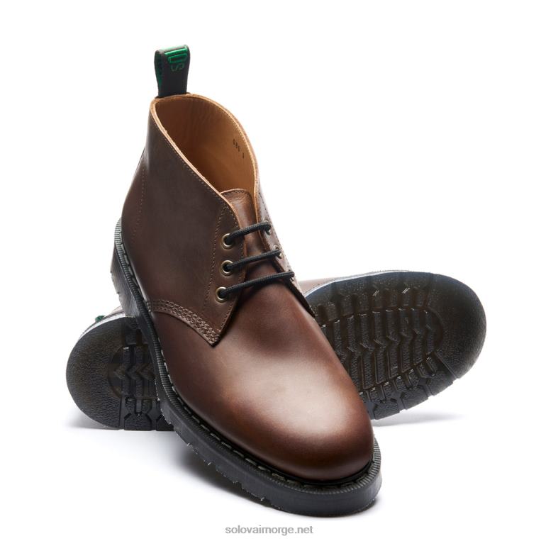 Solovair Gaucho Crazy Horse 3 Eye Chukka Støvel Kvinnerh6ll2c258