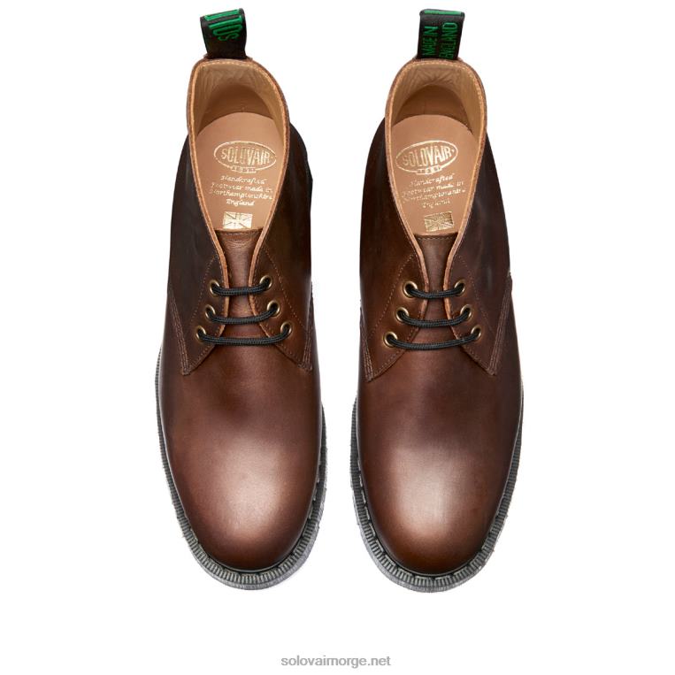 Solovair Gaucho Crazy Horse 3 Eye Chukka Støvel Kvinnerh6ll2c258