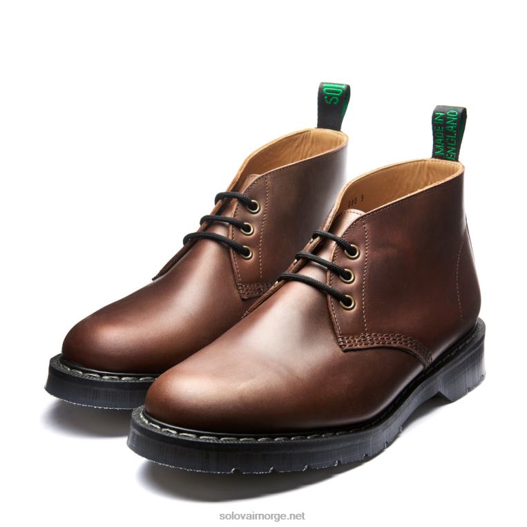 Solovair Gaucho Crazy Horse 3 Eye Chukka Støvel Kvinnerh6ll2c258