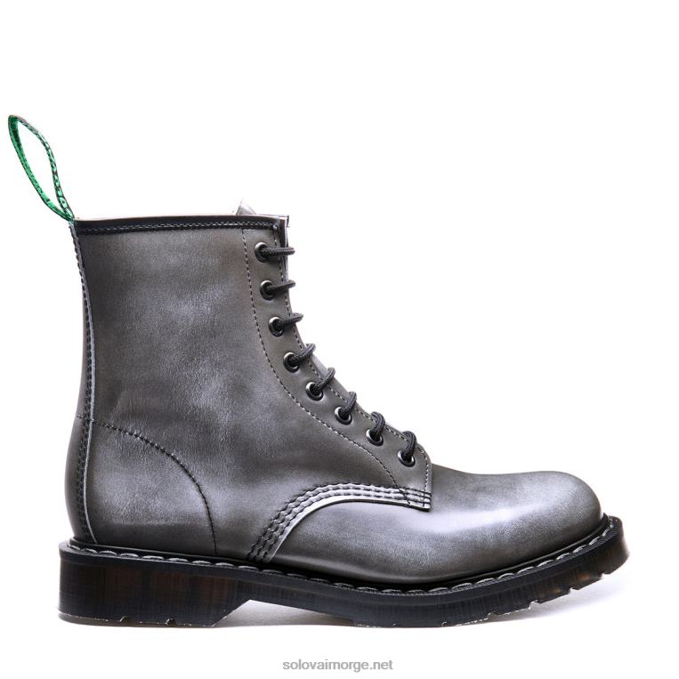 Solovair Skygrå Rub-off 8 Eye Derbystøvel Kvinnerh6ll2c317