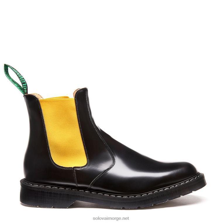 Solovair Gul Og Svart Forhandlerstøvel Kvinnerh6ll2c275
