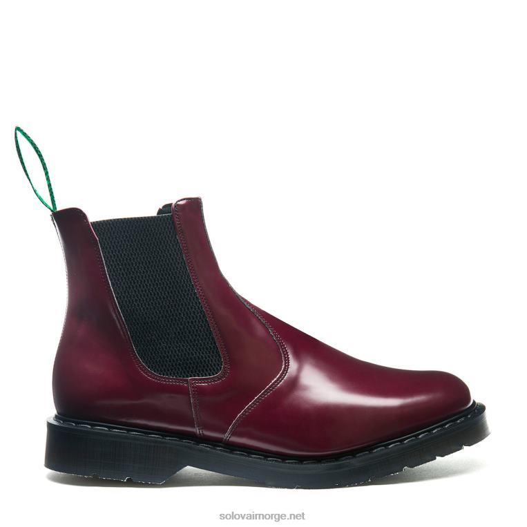 Solovair Merlot Vegansk Hi-shine Forhandlerstøvel Kvinnerh6ll2c265