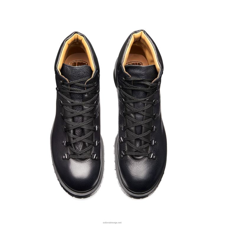 Solovair Svart Skotsk Korn Urban Turgåer Kvinnerh6ll2c338