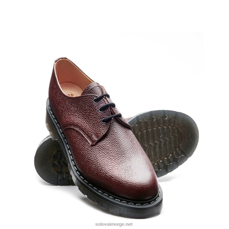 Solovair Chili Grain 3 øye Gibson Sko Mennh6ll2c200