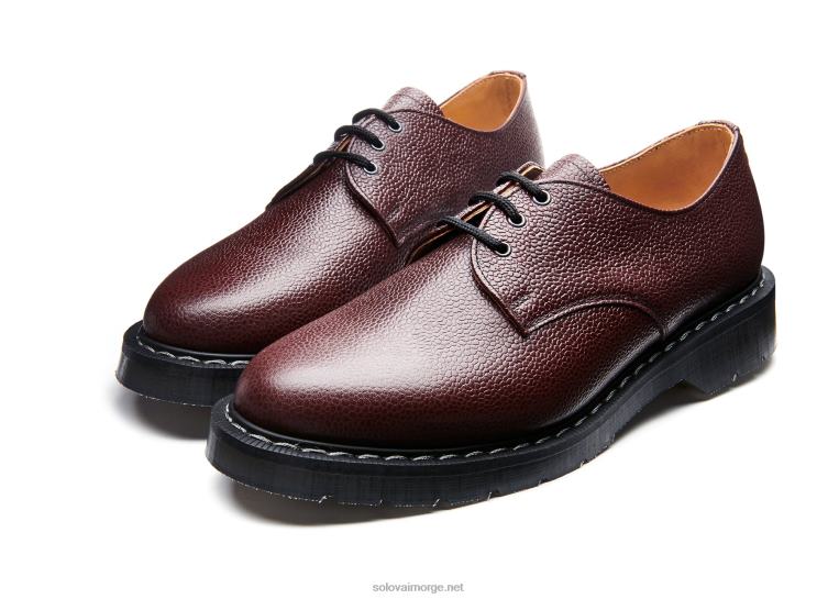 Solovair Chili Grain 3 øye Gibson Sko Mennh6ll2c200