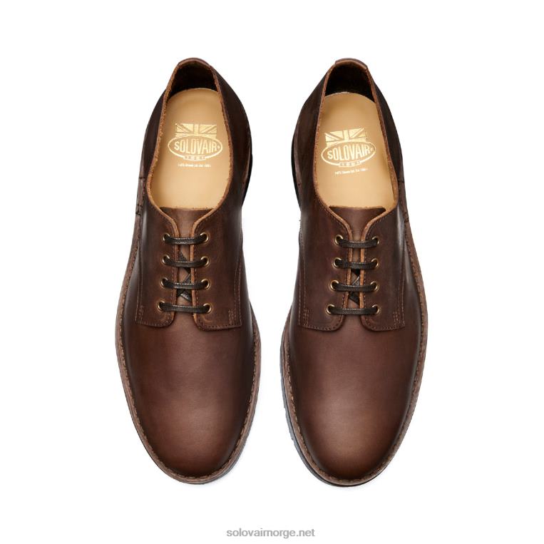 Solovair Gaucho Crazy Horse 4 Eye Gibson Sko Mennh6ll2c197