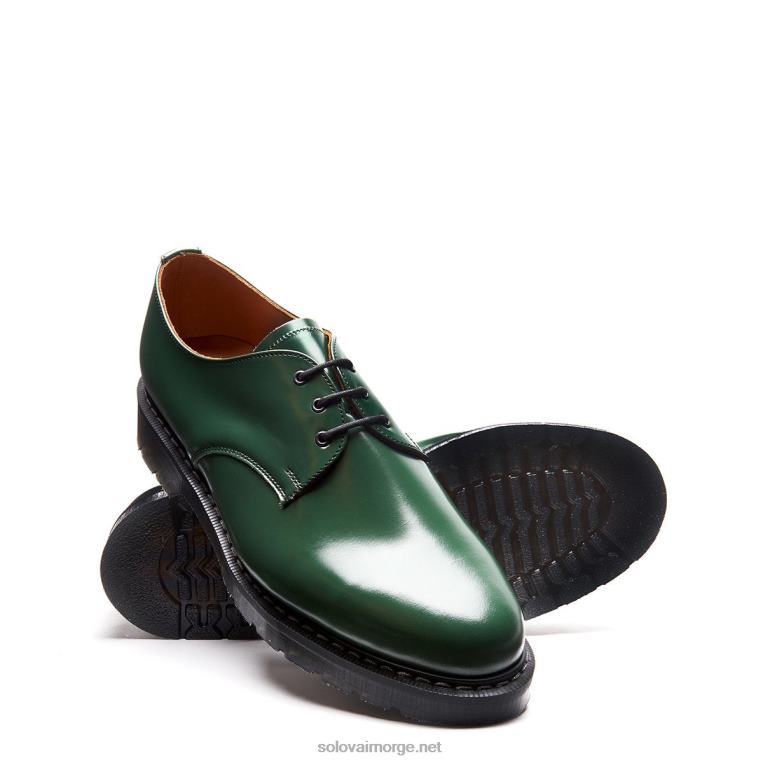 Solovair Grønn Hi-shine Gibson Sko Mennh6ll2c182