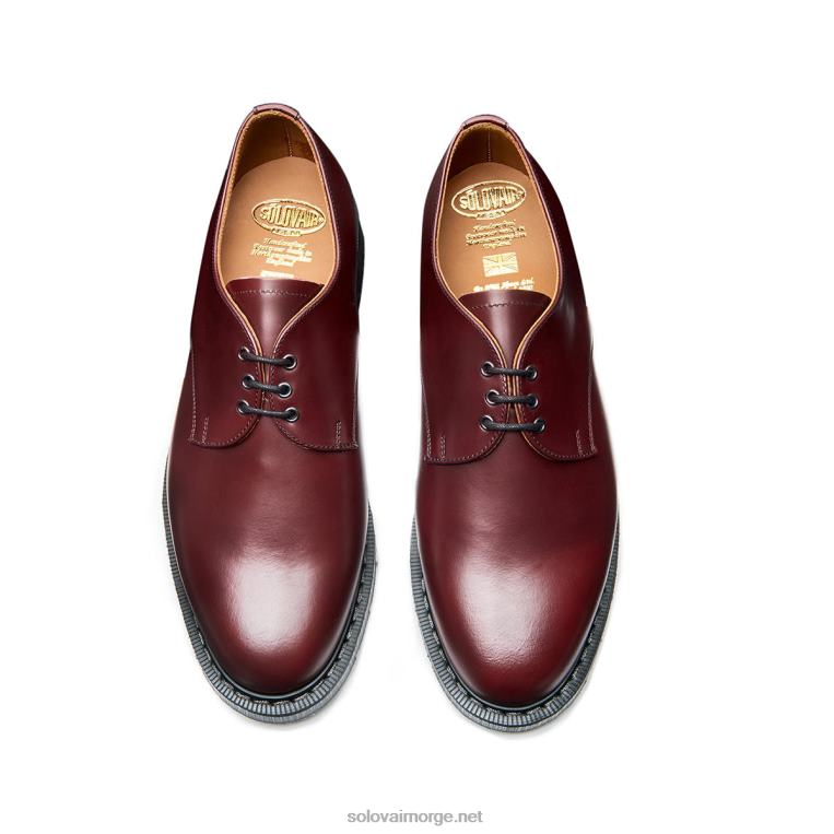 Solovair Oxblood Hi-shine Gibson Sko Mennh6ll2c180