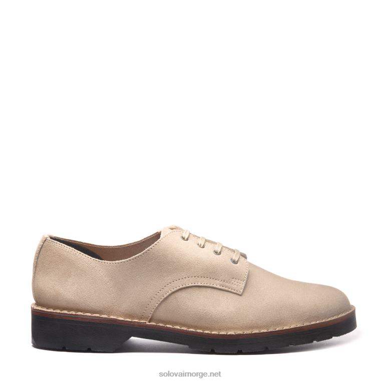 Solovair Sand Semsket Gibson Sko Med 4 øyne Mennh6ll2c187