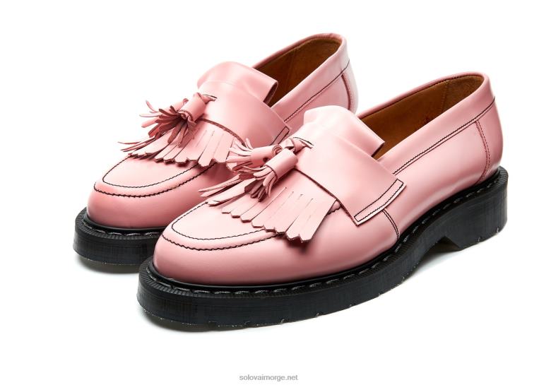 Solovair Blush Rosa Hi-shine Dusk Loafer Mennh6ll2c212