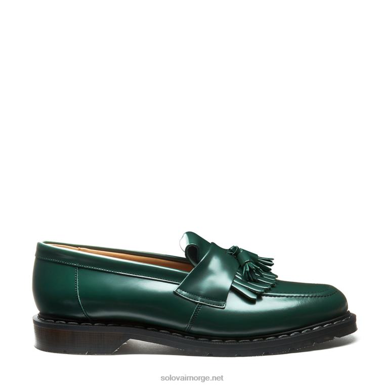 Solovair Grønn Hi-shine Dusk Loafer Mennh6ll2c208