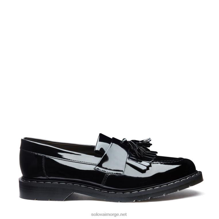 Solovair Svart Patent Dusk Loafer Mennh6ll2c213
