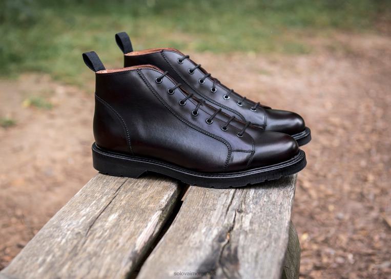 Solovair Burgunder Monkey Boot Mennh6ll2c157