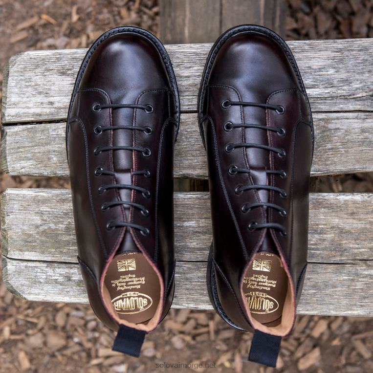 Solovair Burgunder Monkey Boot Mennh6ll2c157