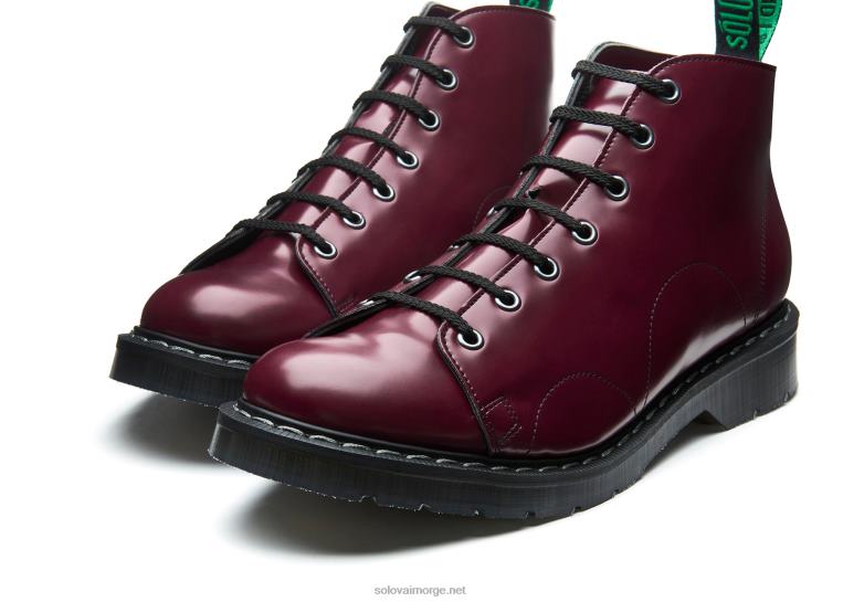 Solovair Merlot Vegansk Hi-shine Apestøvel Mennh6ll2c150