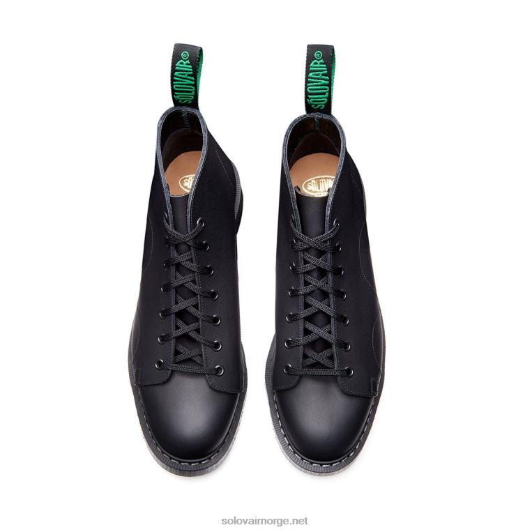 Solovair Svart Fettete Apestøvel Mennh6ll2c148