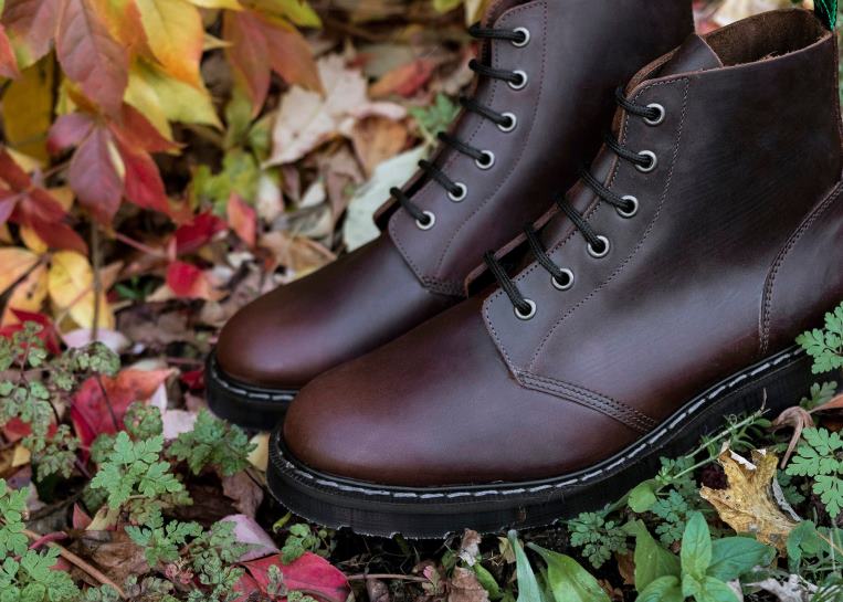 Solovair Gaucho Crazy Horse 6 Eye Astronautstøvel Mennh6ll2c7