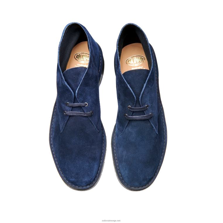 Solovair Marine Chukka Støvel I Semsket Skinn Mennh6ll2c27