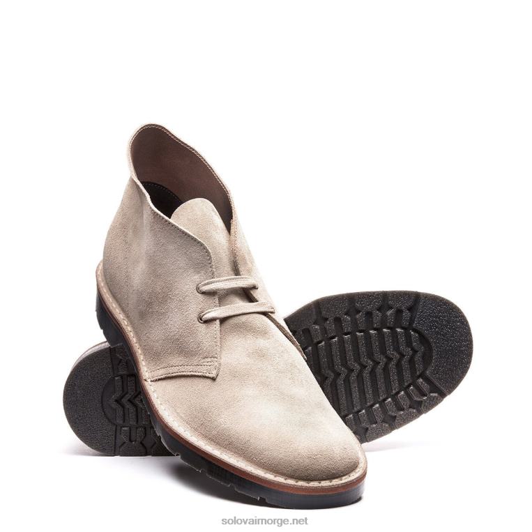 Solovair Sand Semsket Chukka Støvel Mennh6ll2c31