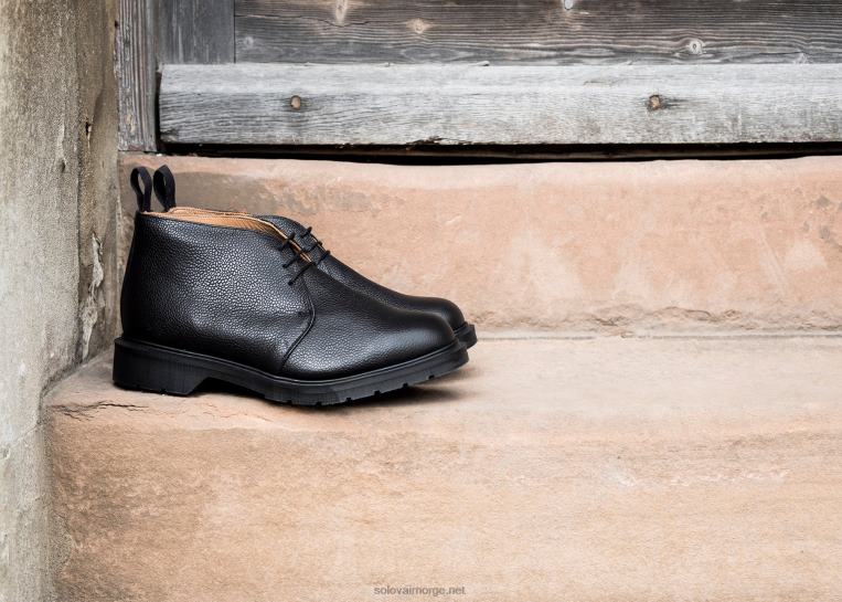 Solovair Svart Korn Chukka Støvel Mennh6ll2c29