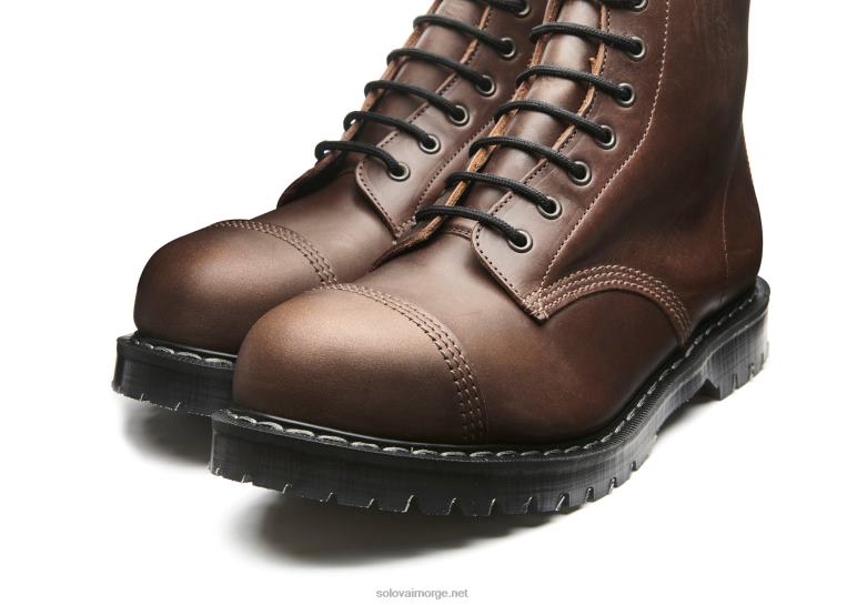 Solovair Gaucho Crazy Horse 8 Eye Steel Toe Derby Boot Mennh6ll2c103