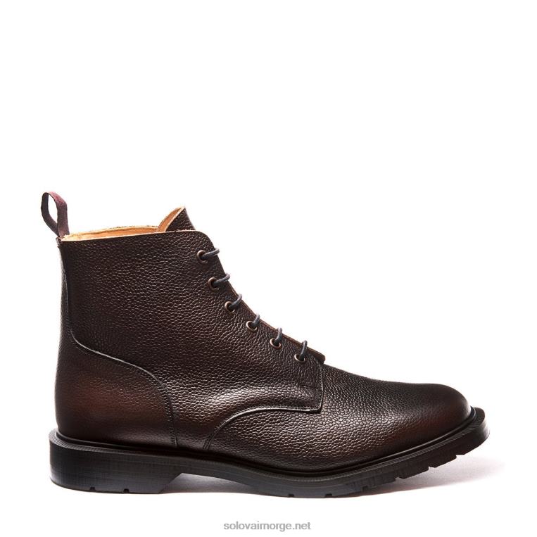 Solovair Walnut Grain 6 Eye Derby Støvel Mennh6ll2c91