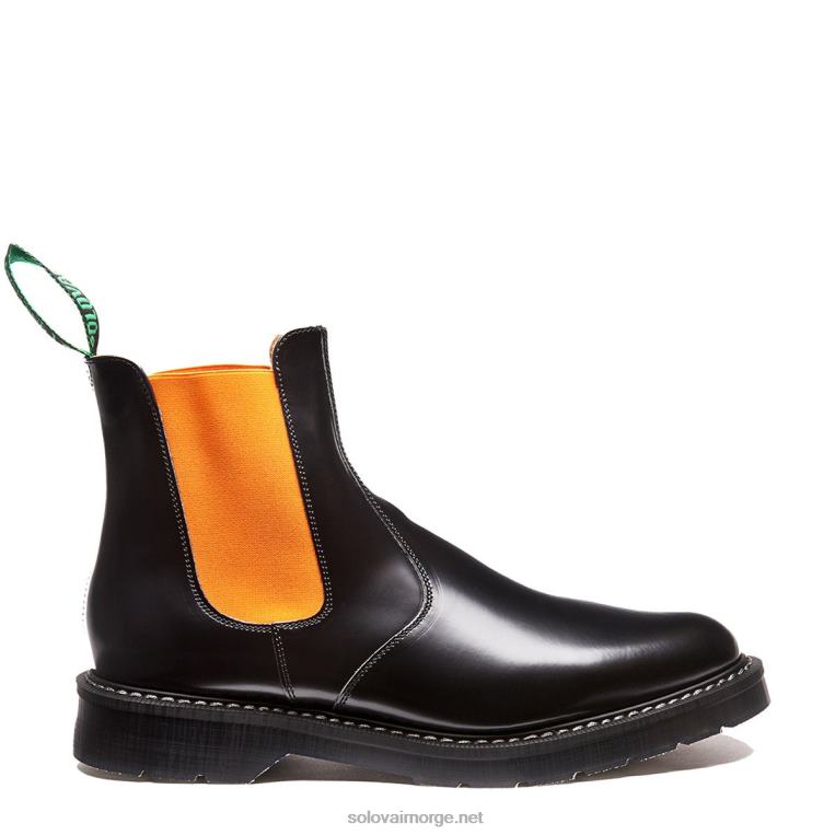 Solovair Oransje Og Svart Forhandlerstøvel Mennh6ll2c55