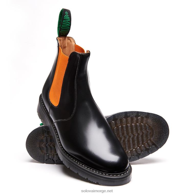 Solovair Oransje Og Svart Forhandlerstøvel Mennh6ll2c55