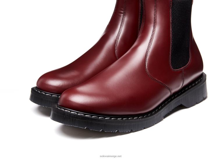 Solovair Oxblood Hi-shine Forhandlerstøvel Mennh6ll2c42