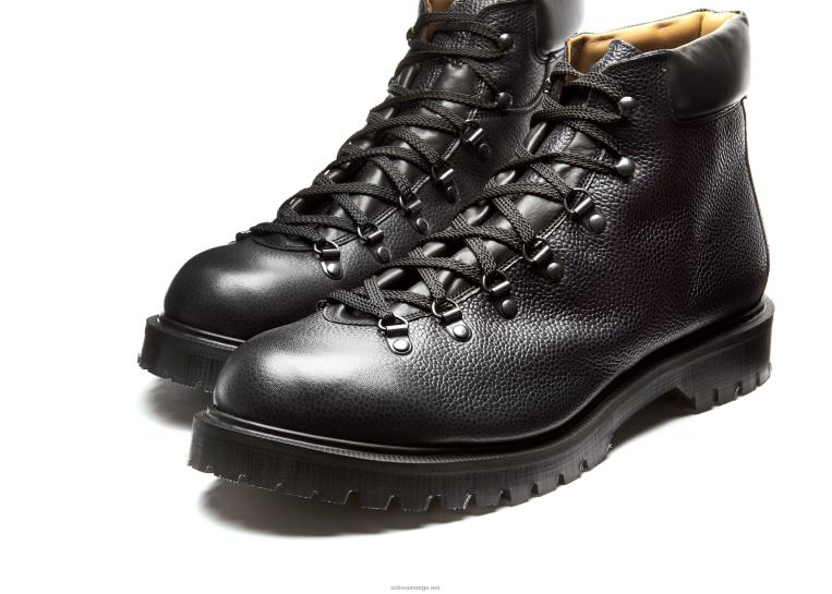 Solovair Svart Skotsk Korn Urban Turgåer Mennh6ll2c138