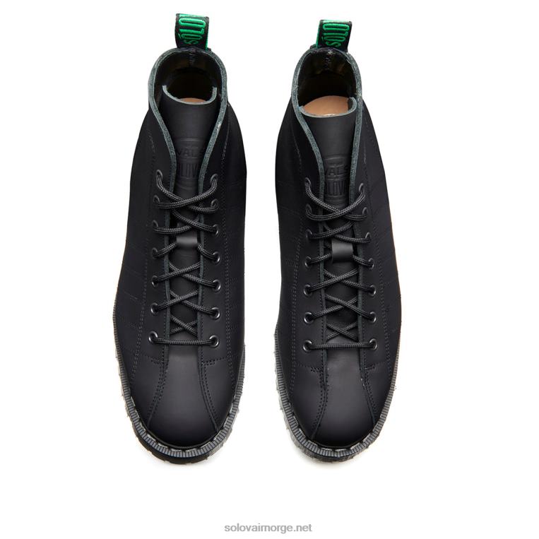 Solovair Walsh Sort, Fet Rugbystøvel Mennh6ll2c140