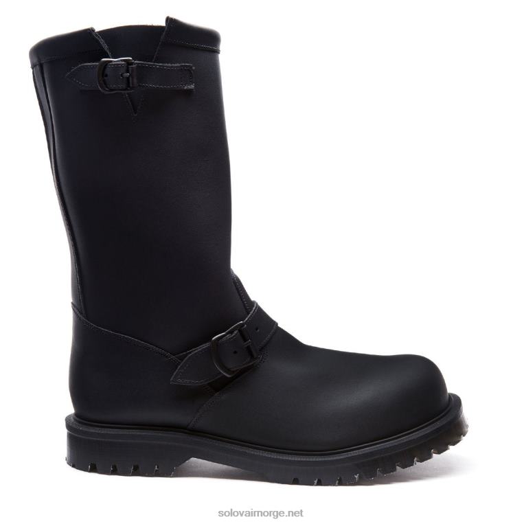 Solovair Svart Fet Ingeniørstøvel Mennh6ll2c133
