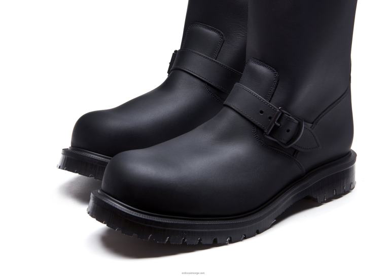 Solovair Svart Fet Ingeniørstøvel Mennh6ll2c133